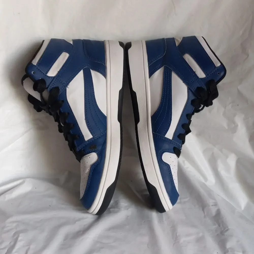 Puma 6 Mens White and Blue
